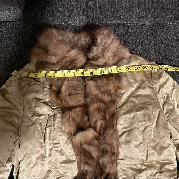 Brand New Reversible Golden Sable Fur Jacket made in Italy - Picture 15 of 16